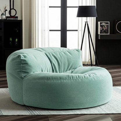 Wagrex - Ronde Loveseat Zitzak (alleen hoes) Fluweel
