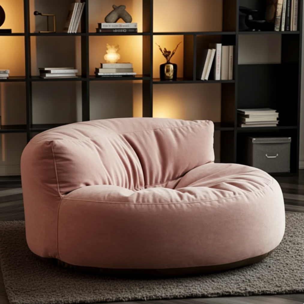 Beanbag Round Thick Velvet