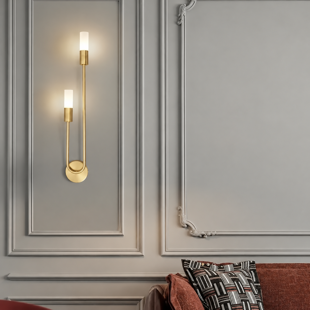 Nordic G9 Wall Sconce – Gold or Black, Left or Right