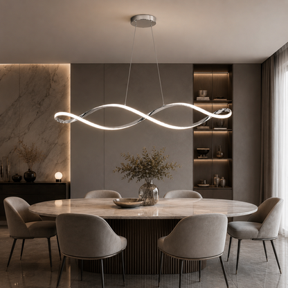 Curled Modern LED Pendant Light new