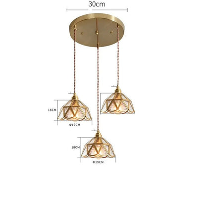 Japanese Style Vintage Copper Luminaria LED lamp - Act Design Shop