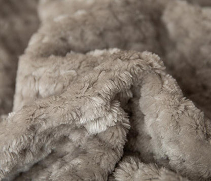 Khaki Deken - Polyester - Warme deken voor op de bank - Act Design Shop