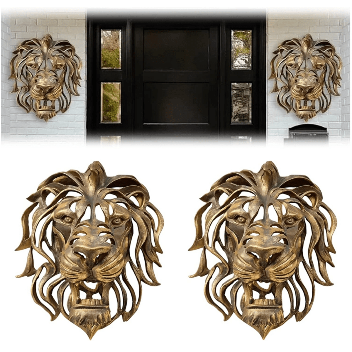 Lion head wall decoration - Act Design Shop