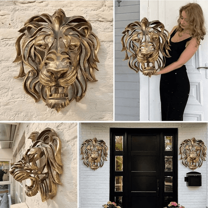 Lion head wall decoration - Act Design Shop