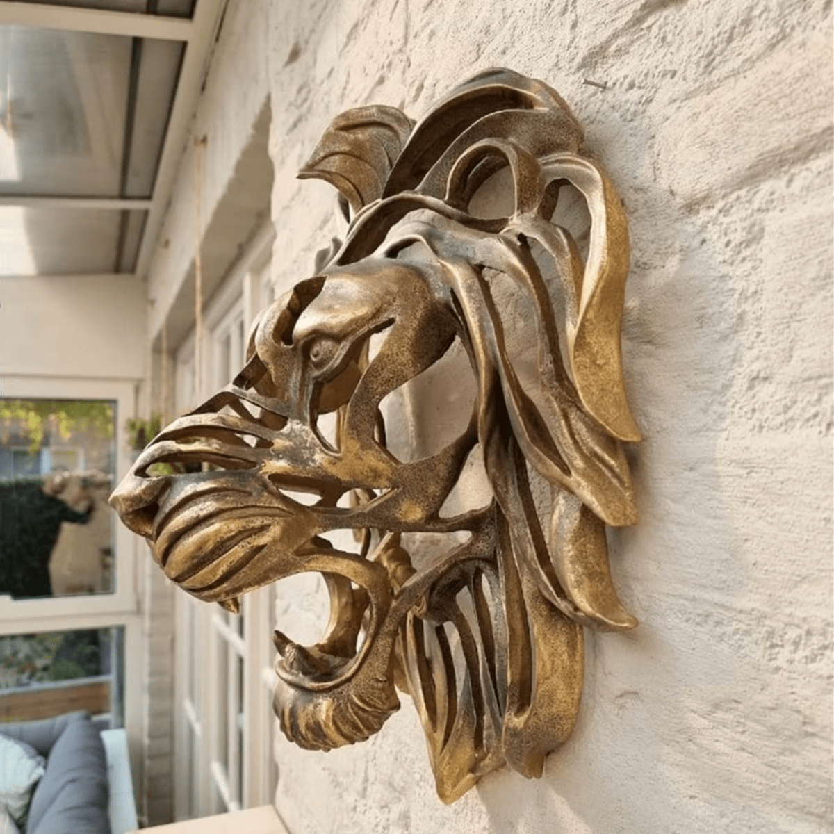 Lion head wall decoration - Act Design Shop
