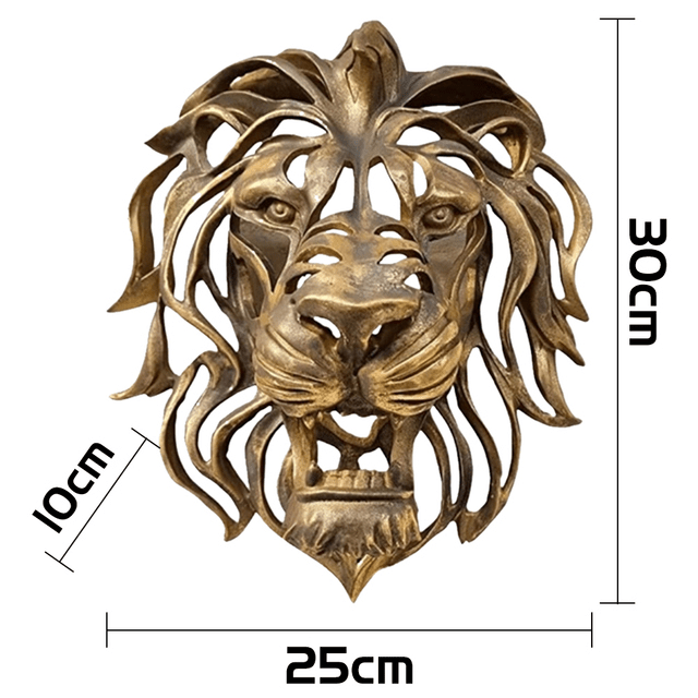 Lion head wall decoration - Act Design Shop