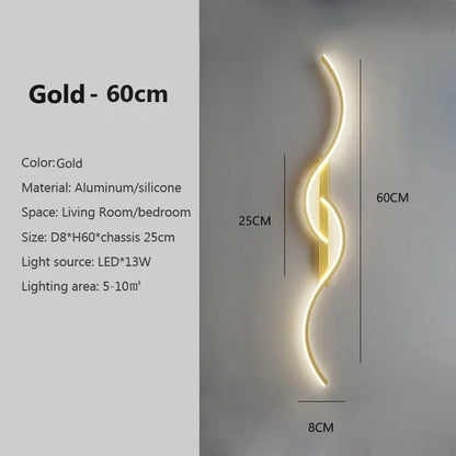 Modern LED Wall Lamp – Minimalist Strip Sconce