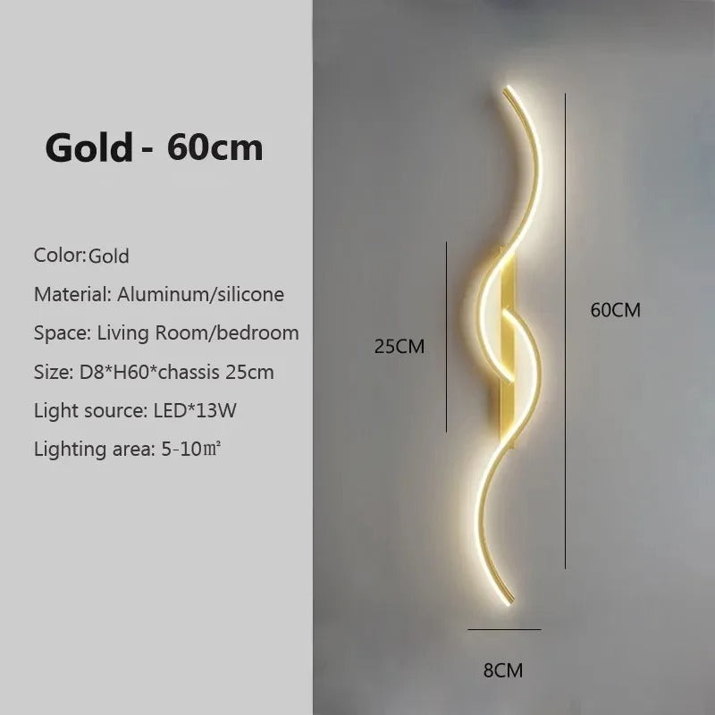 Modern LED Wall Lamp – Minimalist Strip Sconce