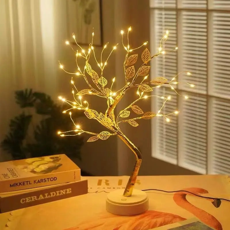 Kersenbloesem LED Nachtlamp met USB-stekker