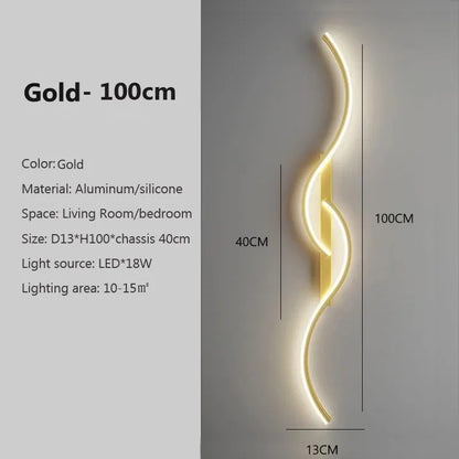 Modern LED Wall Lamp – Minimalist Strip Sconce