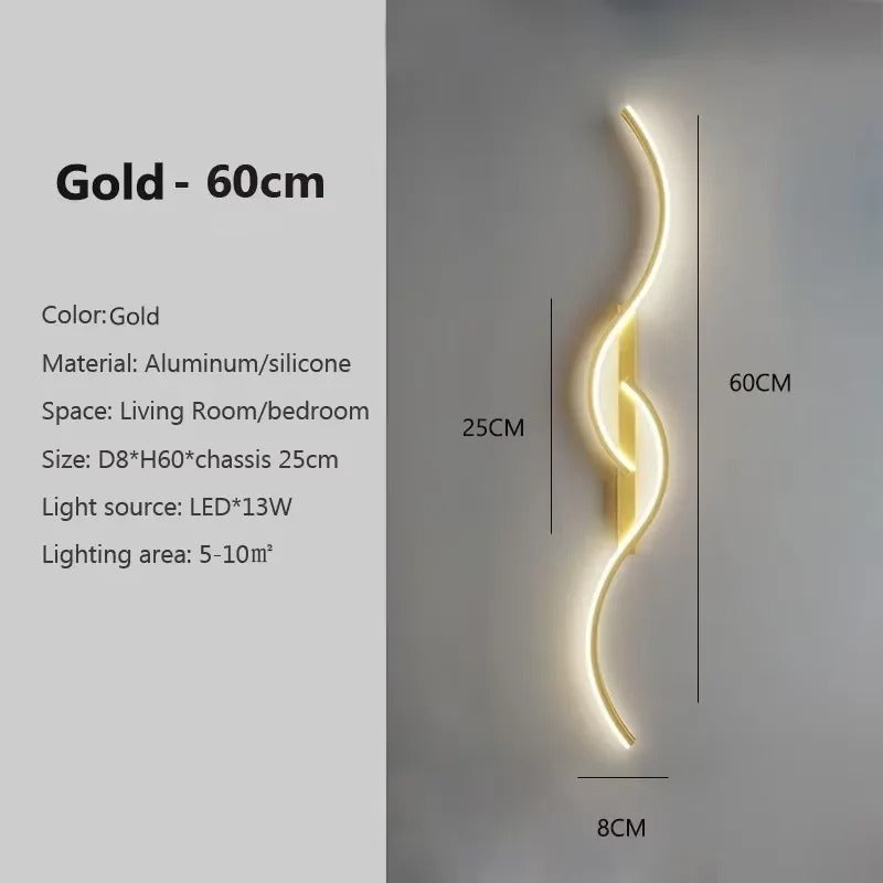 Modern LED Wall Lamp – Minimalist Strip Sconce