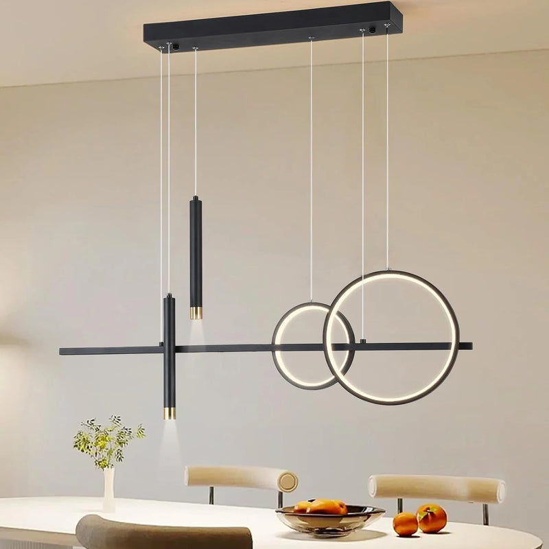 Modern LED Pendant Light – 100 cm Dining Table Lighting | Restaurant & Living Room Lamp