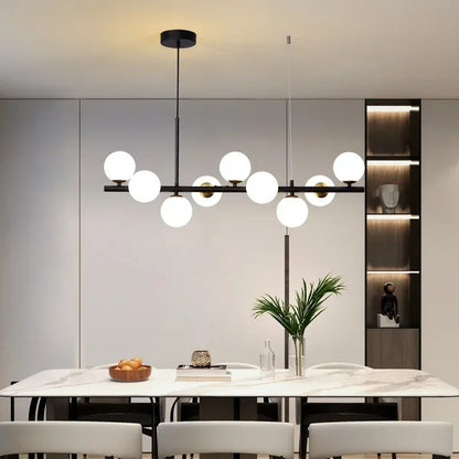Designer LED Glass Globe Pendant Light (stock)