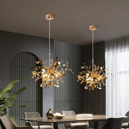 Modern LED Chandelier – Metal – 45x45cm