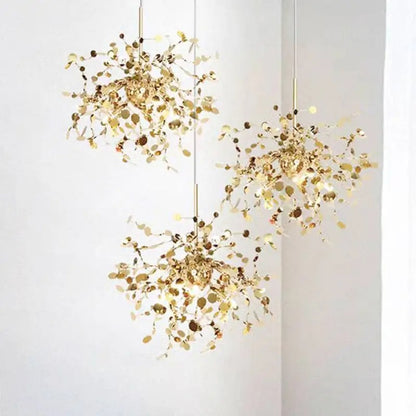 Modern LED Chandelier – Metal – 45x45cm