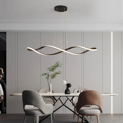 Curled Modern LED Pendant Light new