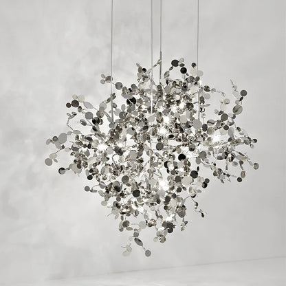 Modern LED Chandelier – Metal – 45x45cm