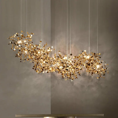 Modern LED Chandelier – Metal – 45x45cm