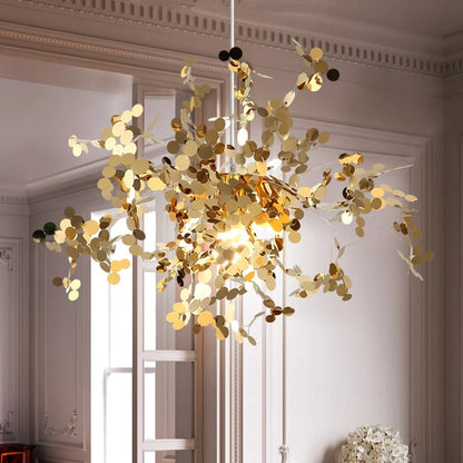 Modern LED Chandelier – Metal – 45x45cm