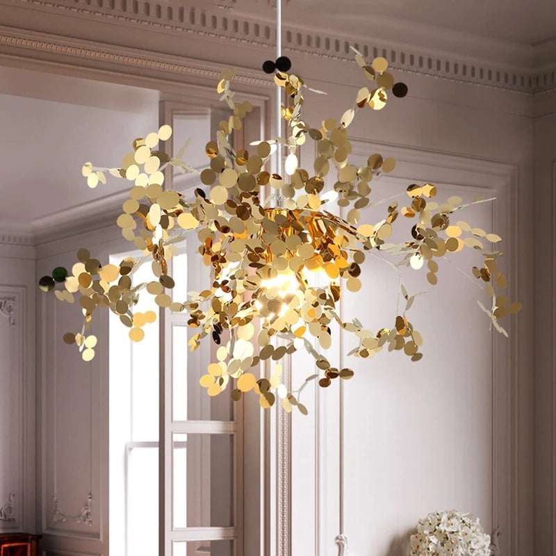 Modern LED Chandelier – Metal – 45x45cm