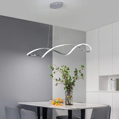 Curled Modern LED Pendant Light new