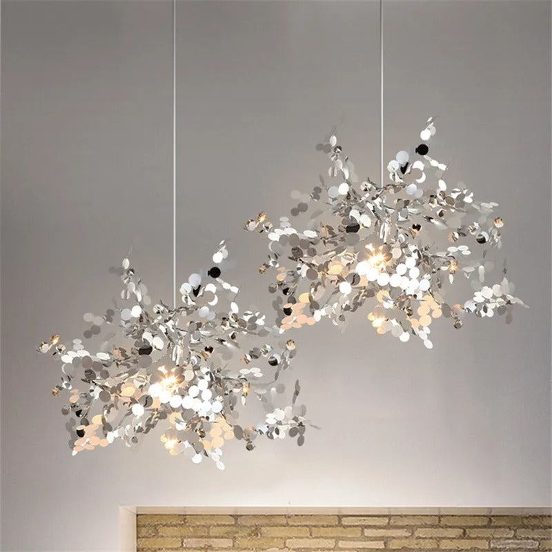 Modern LED Chandelier – Metal – 45x45cm
