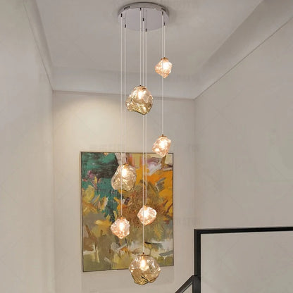 Modern Ring LED Pendant Light - Glass design