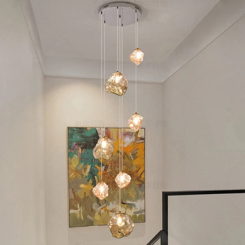 Modern Ring LED Pendant Light - Glass design