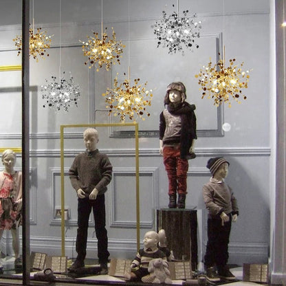 Modern LED Chandelier – Metal – 45x45cm