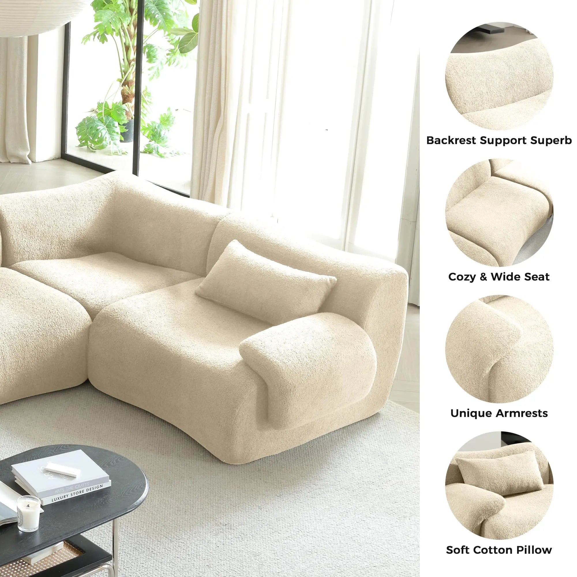 2-Zits Fluwelen Design Bankstel Stof – Mustafa