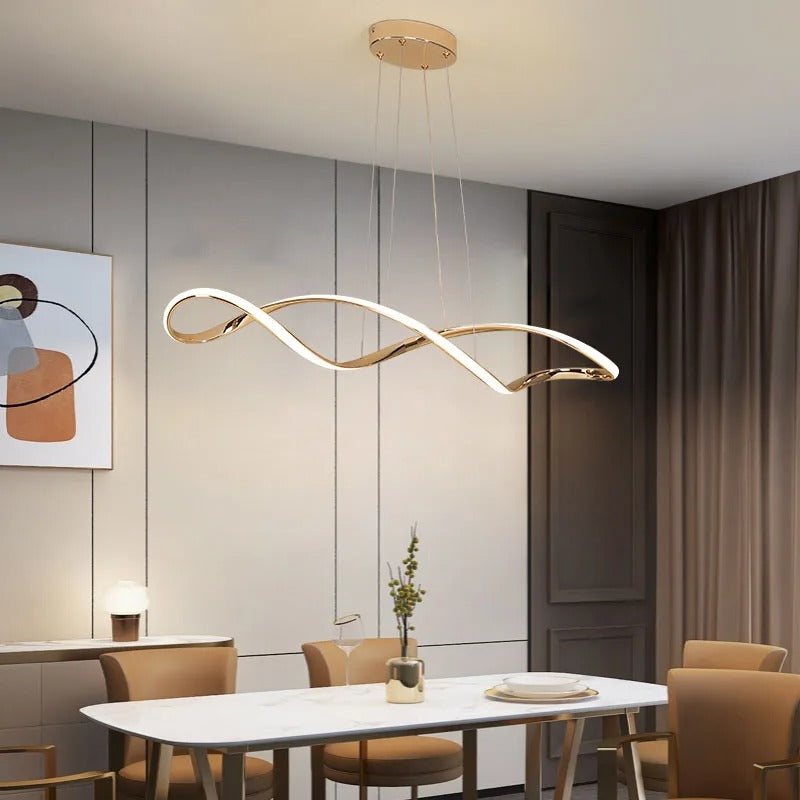Curled Modern LED Pendant Light new