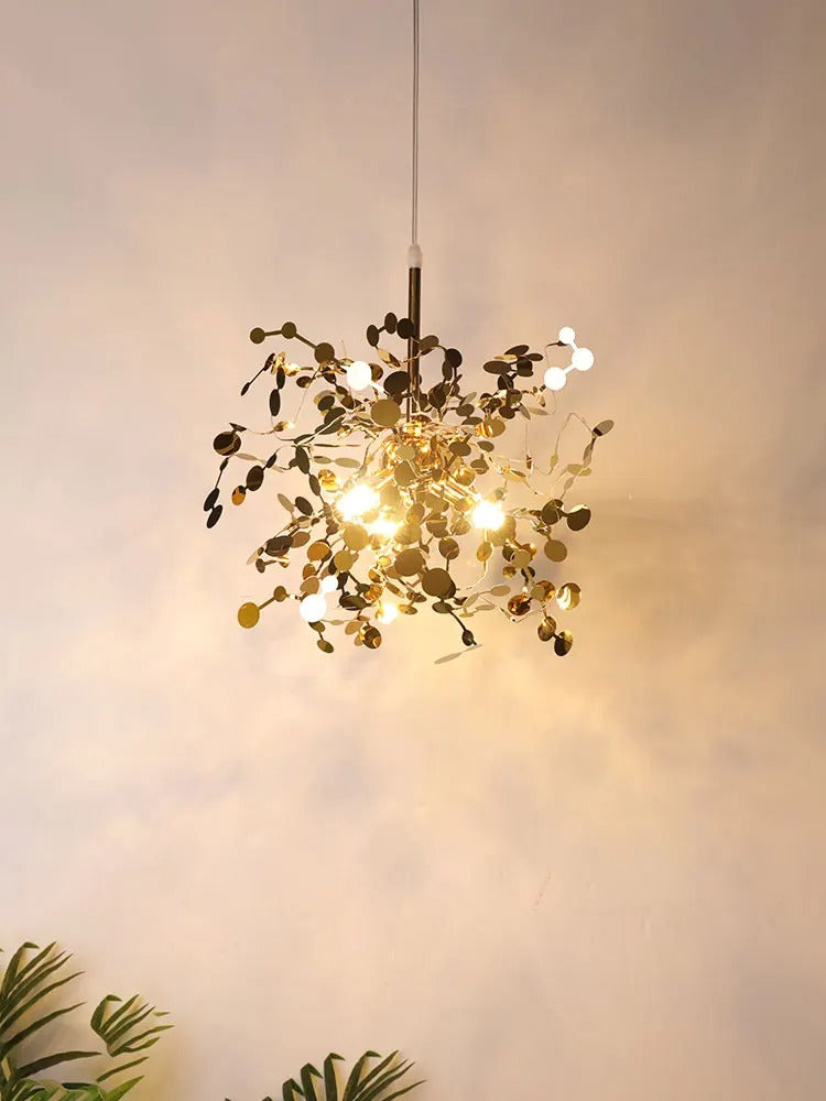 Modern LED Chandelier – Metal – 45x45cm