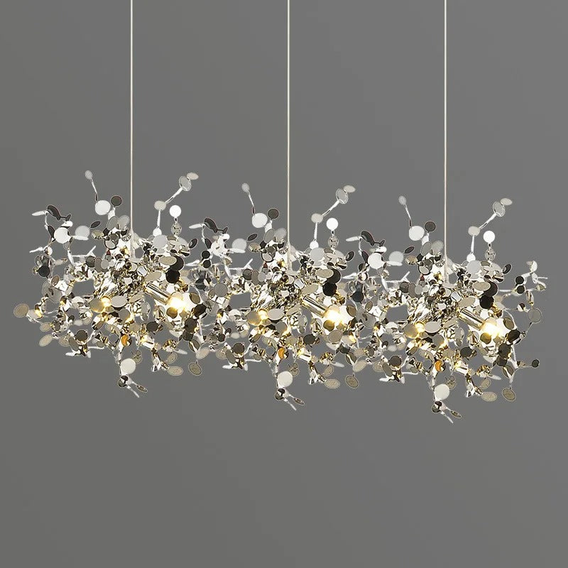 Modern LED Chandelier – Metal – 45x45cm