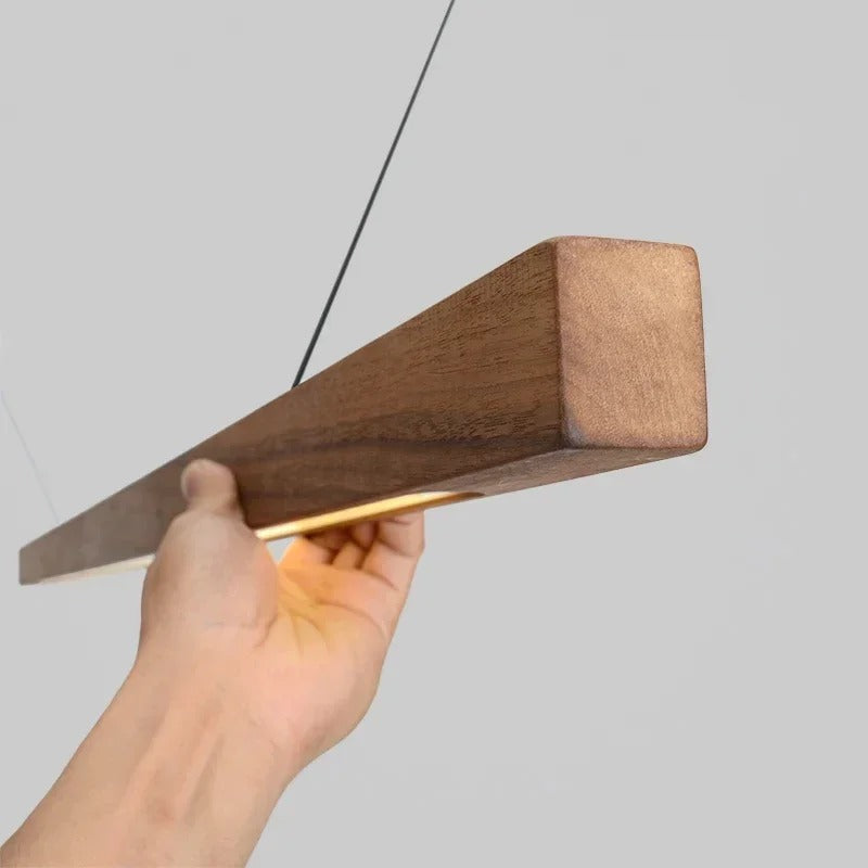 Nordic Wood Pendant Light – Warm, Natural & Modern LED Hanging Lamp
