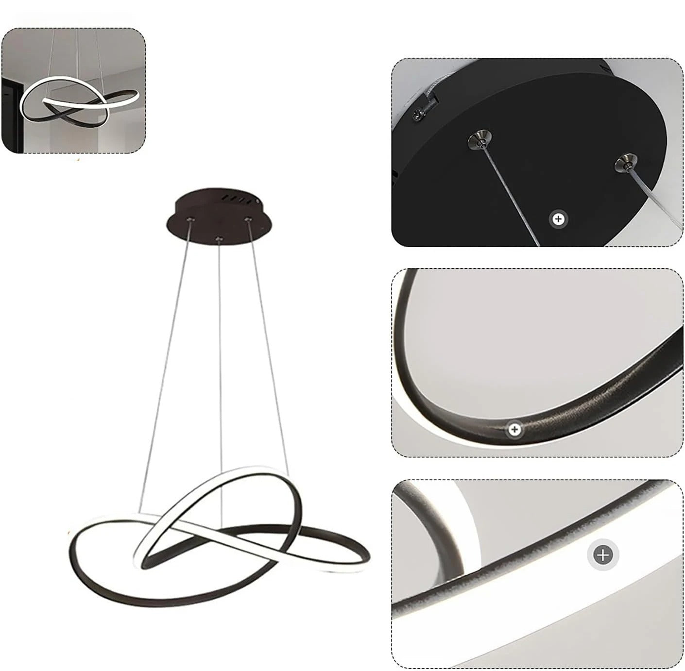 Modern Scandinavian Pendant Light – Clover Design