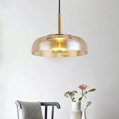 Noords Restaurant Enkele Hanglamp Eenvoudige Moderne Eetkamer Gepersonaliseerde Bedlamp Glazen Verlichting Creatieve Bar Bureaulamp