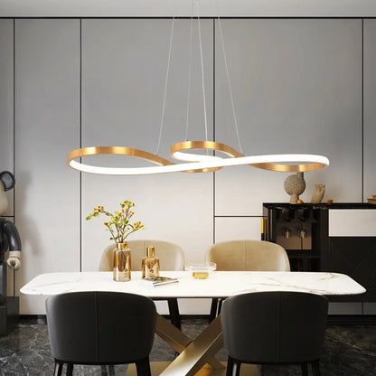 Modern LED Pendant Lamp Rings