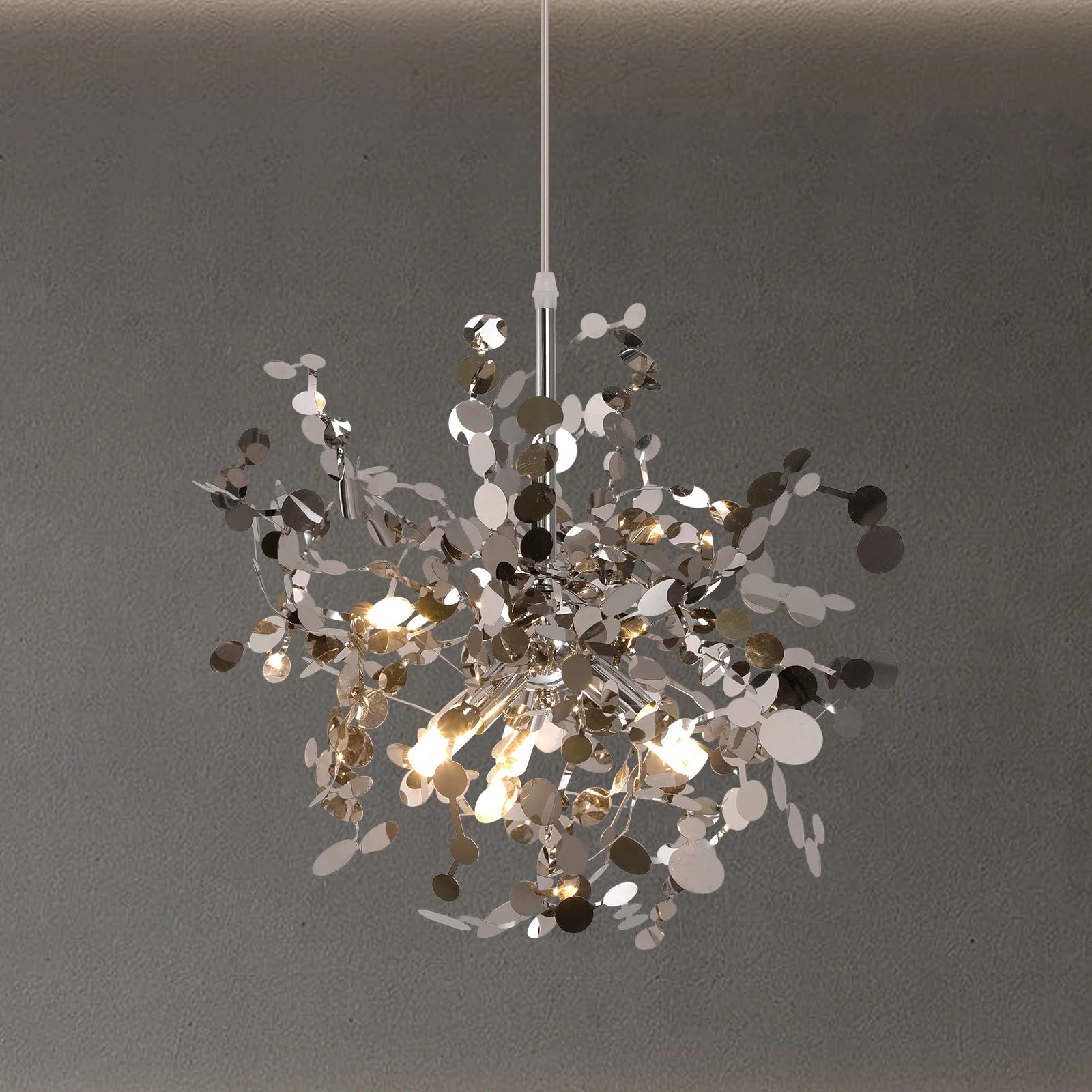 Modern LED Chandelier – Metal – 45x45cm