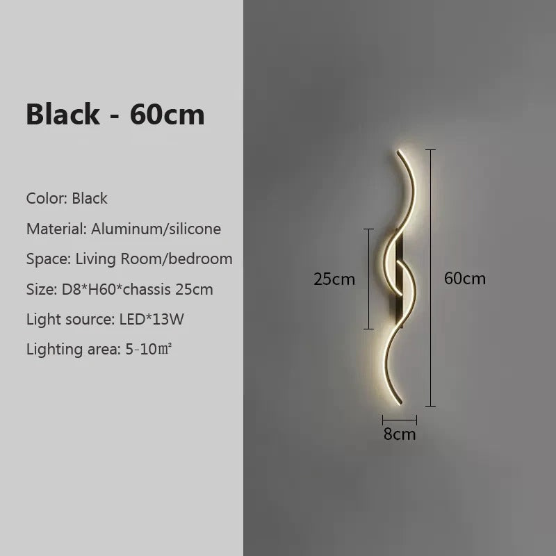 Modern LED Wall Lamp – Minimalist Strip Sconce