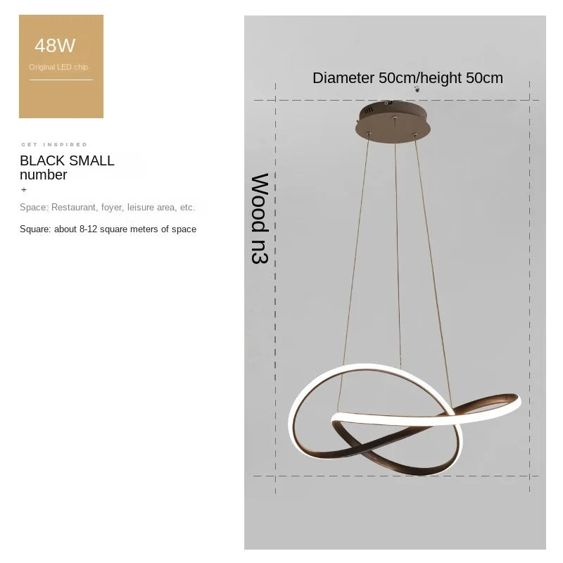 Modern Scandinavian Pendant Light – Clover Design