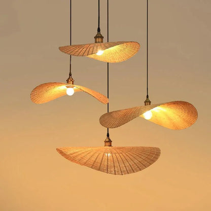 Modern Asian Handmade Bamboo Weaving pendant lamp. - Act Design Shop