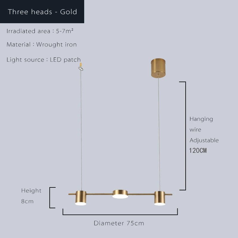 Modern LED Ceiling Light - Multi lights - Act Design Shop