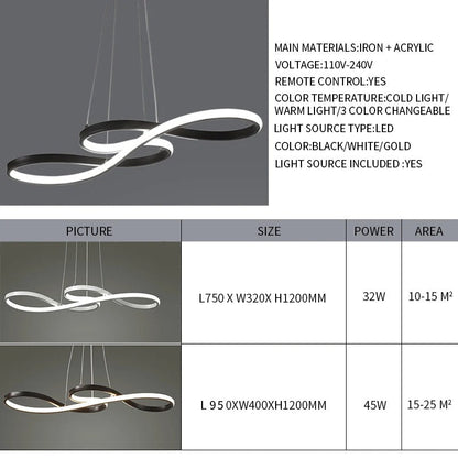 Modern LED Pendant Lamp Rings - Act Design Shop