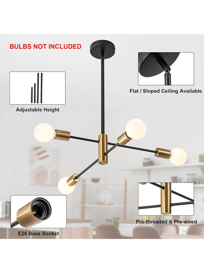 Modern Sputnik LED Chandelier – Pendant Lamp - Act Design Shop