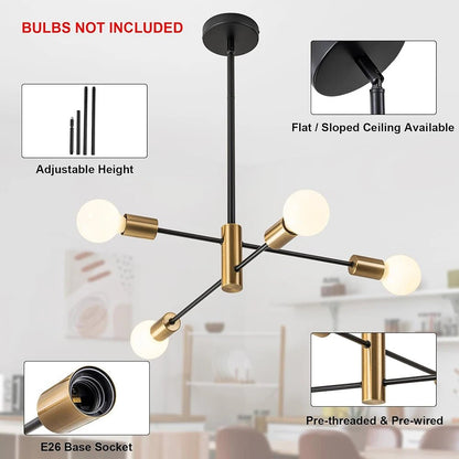 Modern Sputnik LED Chandelier – Pendant Lamp - Act Design Shop