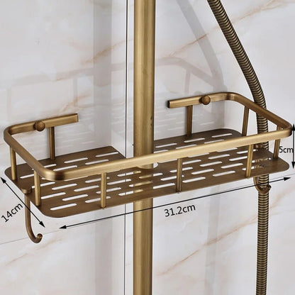 Rain Shower Brass Shower Faucet – Thermostatic Adjustable - Act Design Shop