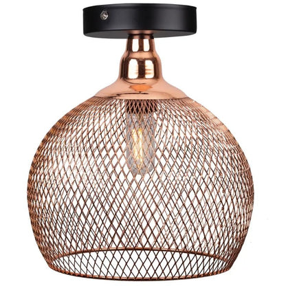 Retro Bird Cage Light Fixture Modern Simple Chandelier - Act Design Shop