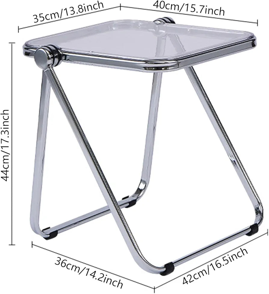 Glazen design bijzettafel
