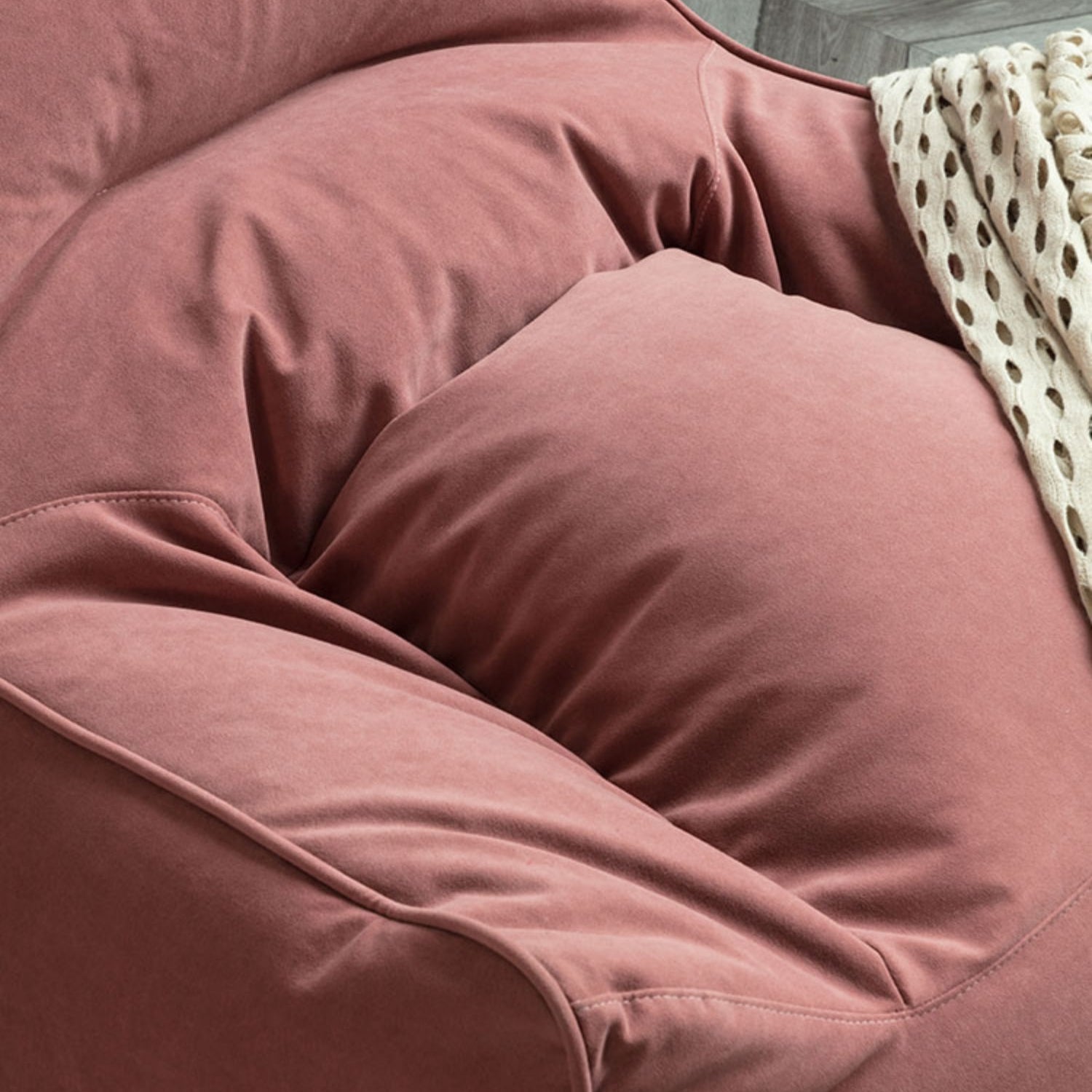 Beanbag Soft Velvet Chair seat