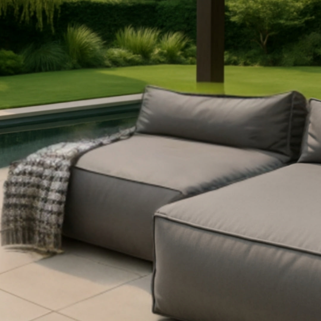 Waterproof Outdoor Beanbag Lounge Set 165x210cm